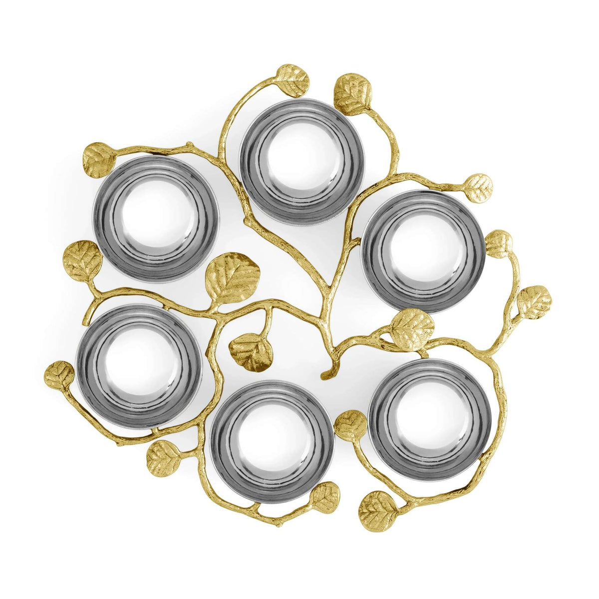 Michael Aram Botanical Leaf Gold Seder Plate Platter, alternate view