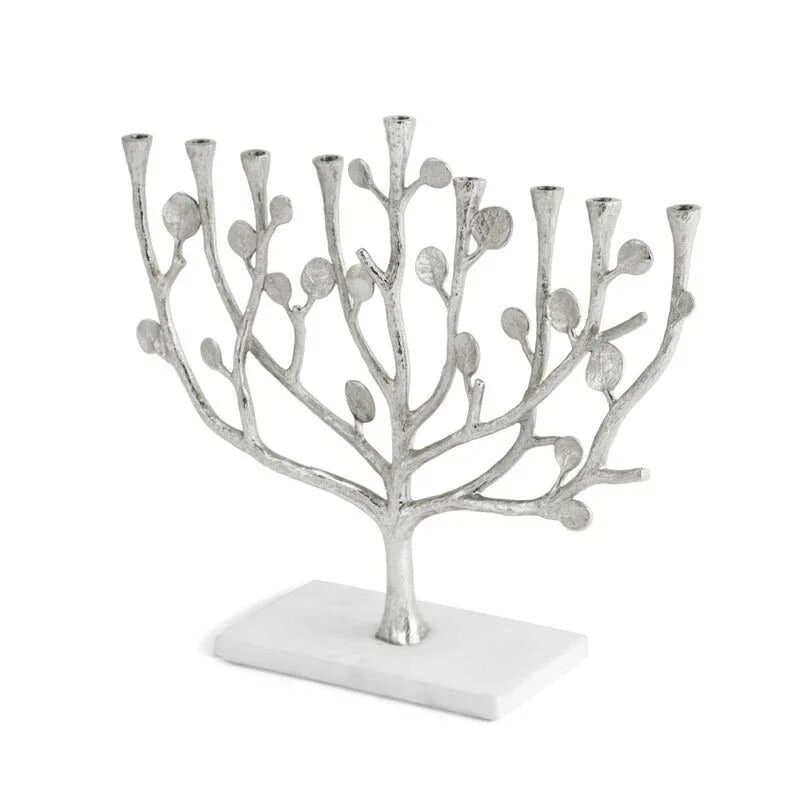 Michael Aram Botanical Leaf Menorah Candelabra, alternate view