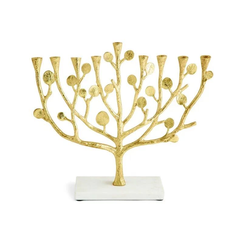 Michael Aram Botanical Leaf Menorah Candelabra, alternate view