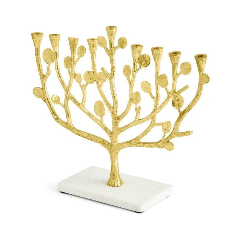 Michael Aram Botanical Leaf Menorah Candelabra, alternate view