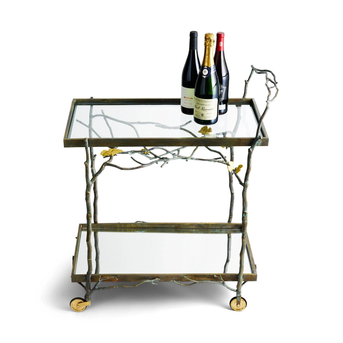 Michael Aram Butterfly Ginkgo Bar Cart Table, alternate view