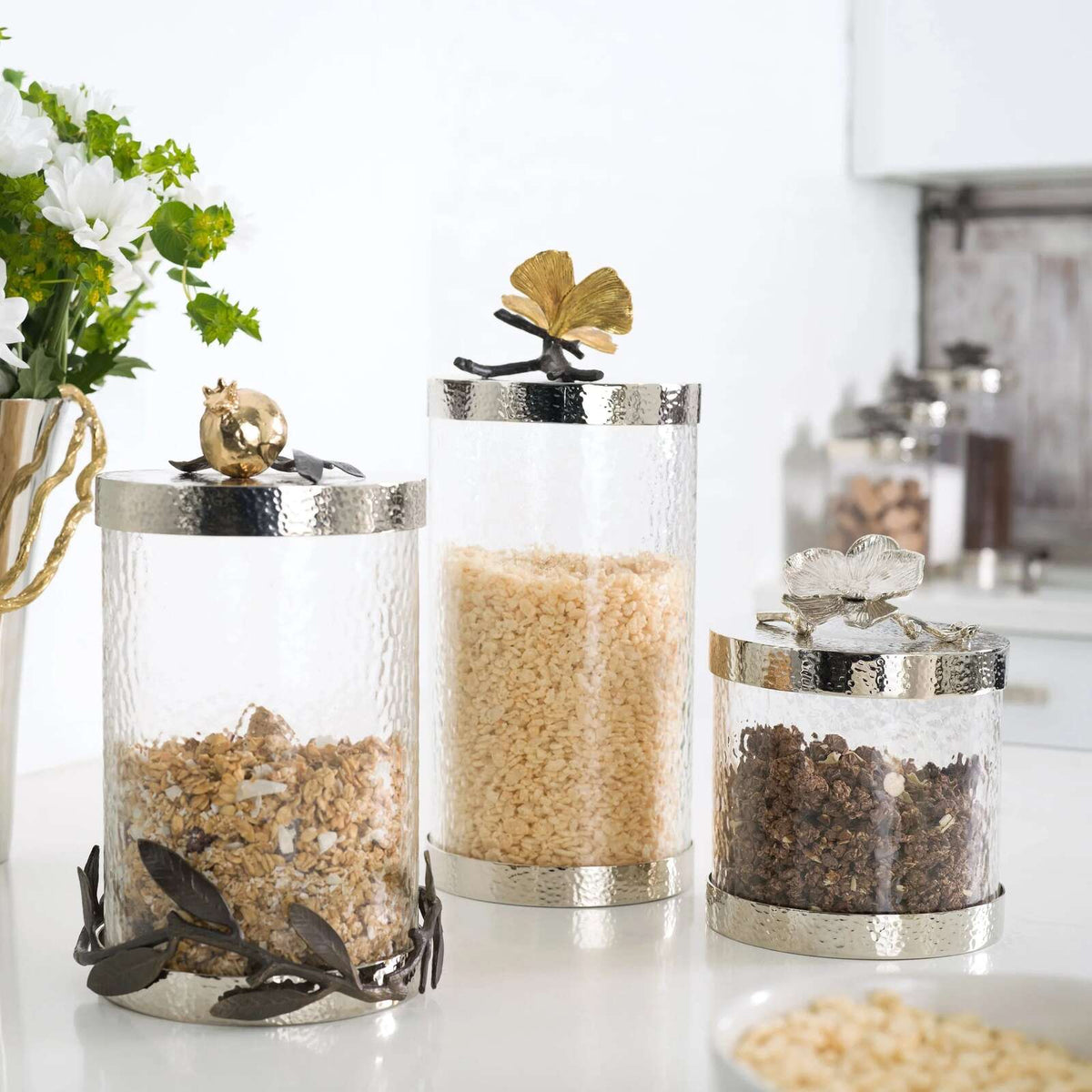 Michael Aram Butterfly Ginkgo Canisters Decorative Jar, alternate view