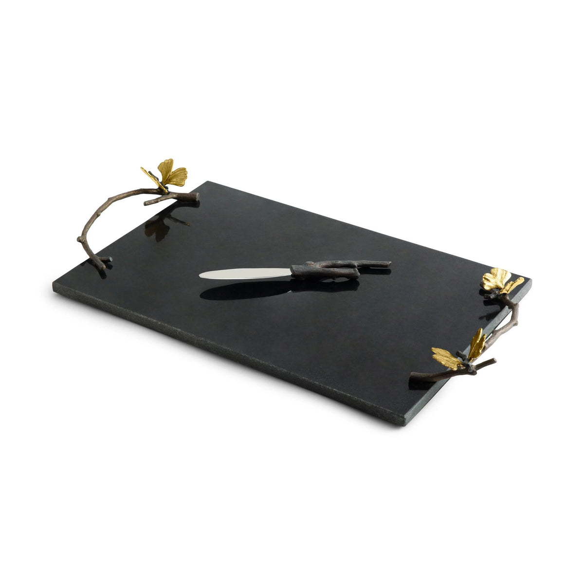 Michael Aram Butterfly Ginkgo Cheese Board with Knife Cheese Plate, alternate view