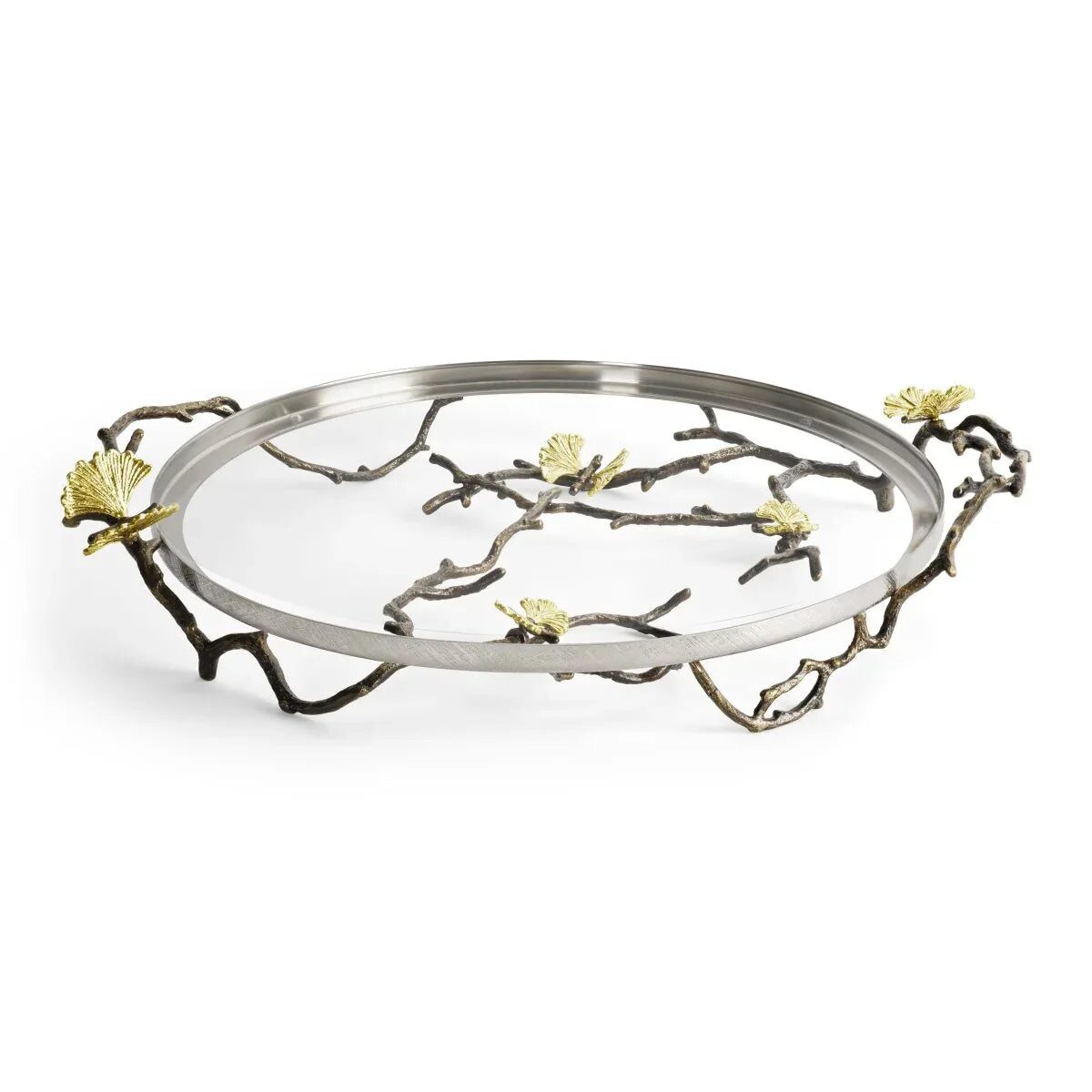 Michael Aram Butterfly Ginkgo Glass Platter, alternate view