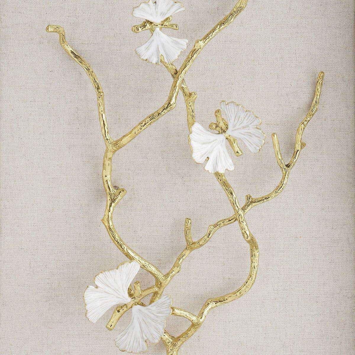Michael Aram Butterfly Ginkgo Gold Fabric Shadow Box Wall Sculpture, alternate view