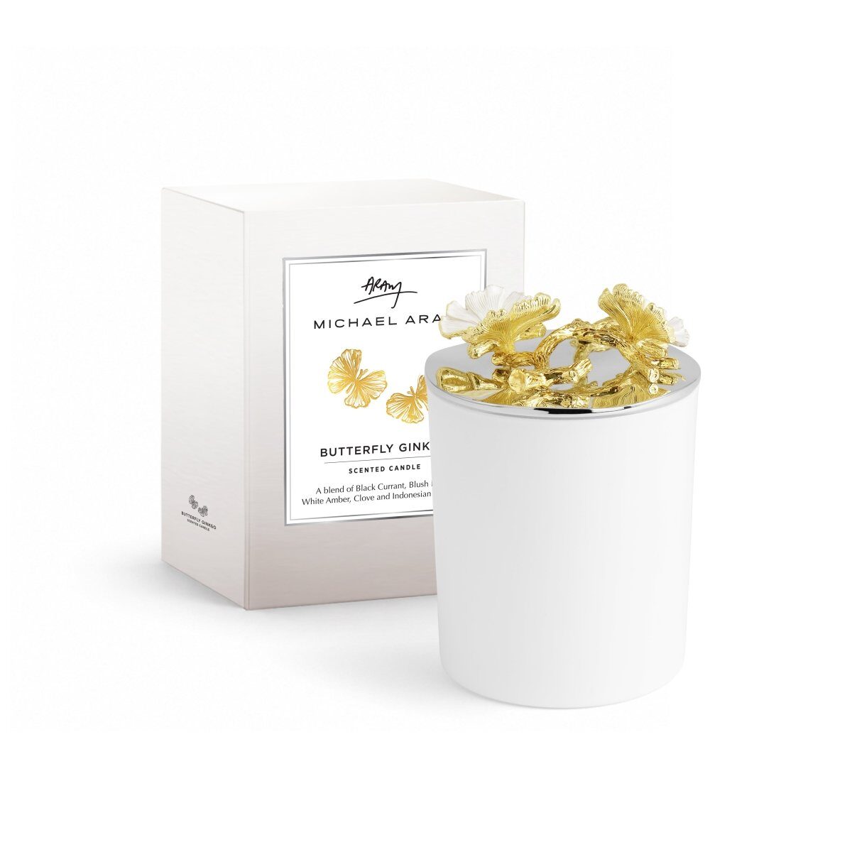 Michael Aram Butterfly Ginkgo Gold Scented Candle, 8 Oz., alternate view