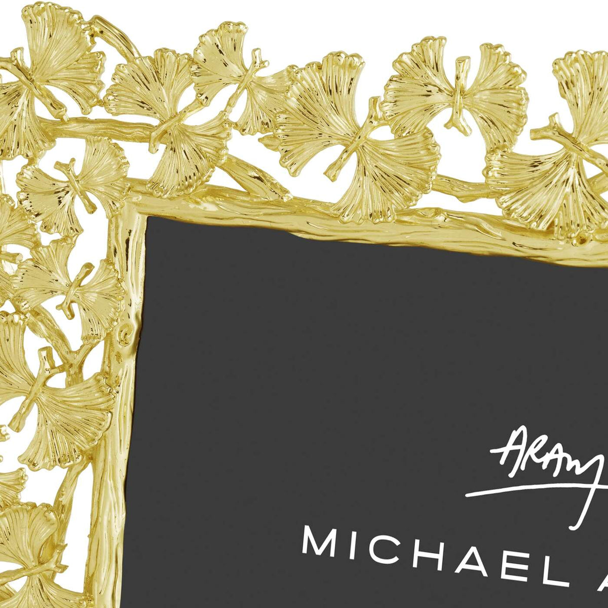 Michael Aram Butterfly Ginkgo Gold Sculpted Frame 4x6, alternate view