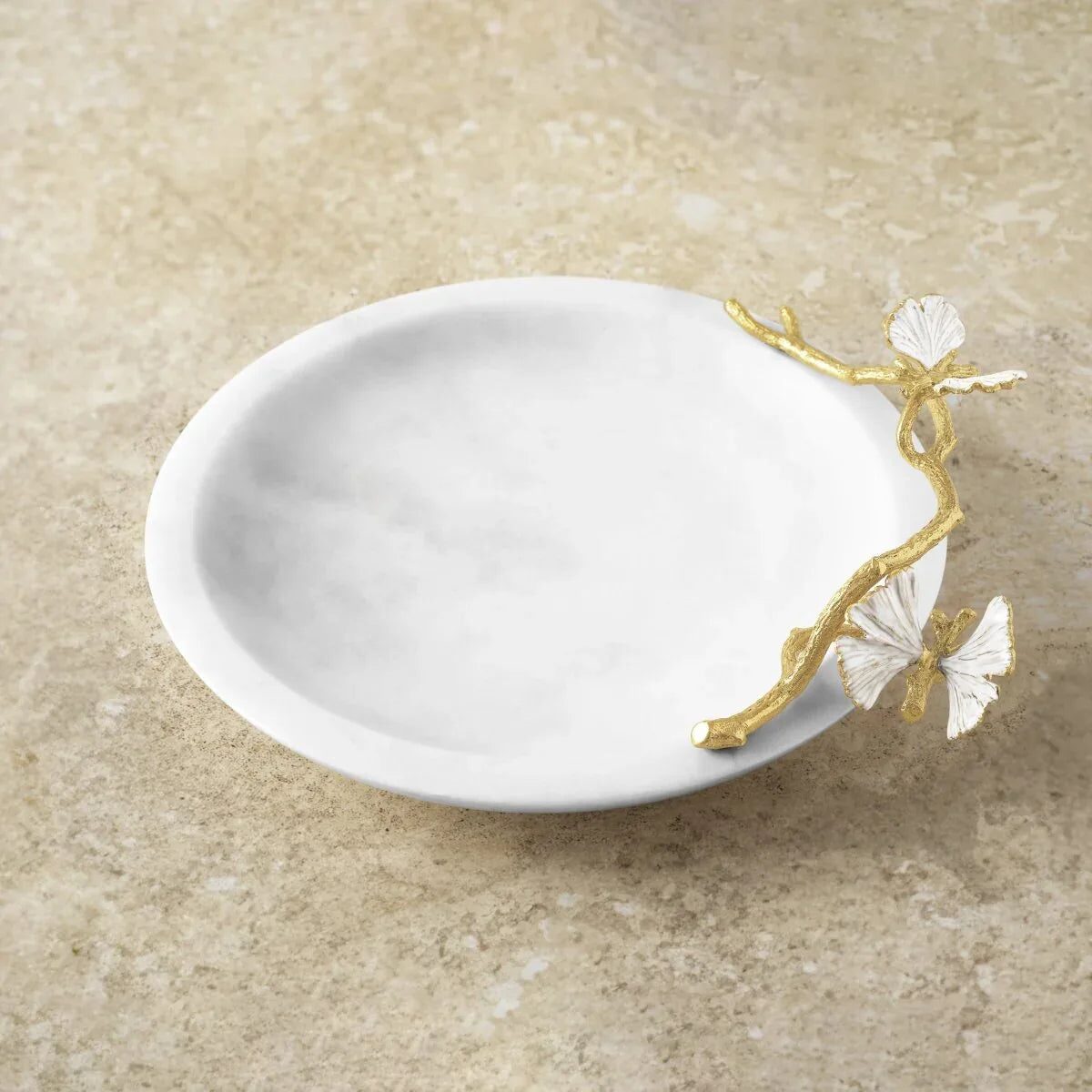 Michael Aram Butterfly Ginkgo Gold Trinket Dish Decorative Tray, alternate view