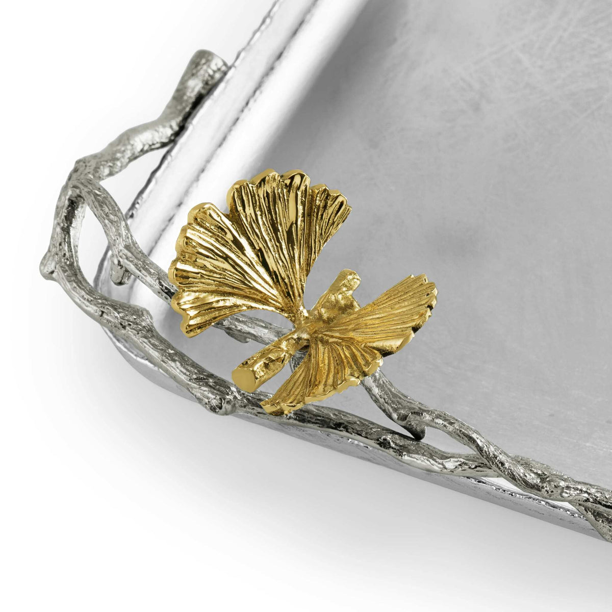 Michael Aram Butterfly Ginkgo Luxe Matzah Plate Platter, alternate view