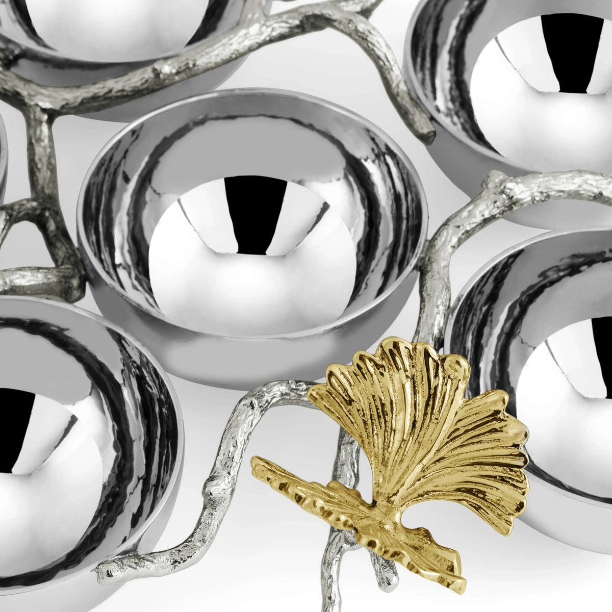 Michael Aram Butterfly Ginkgo Luxe Seder Plate Platter, alternate view