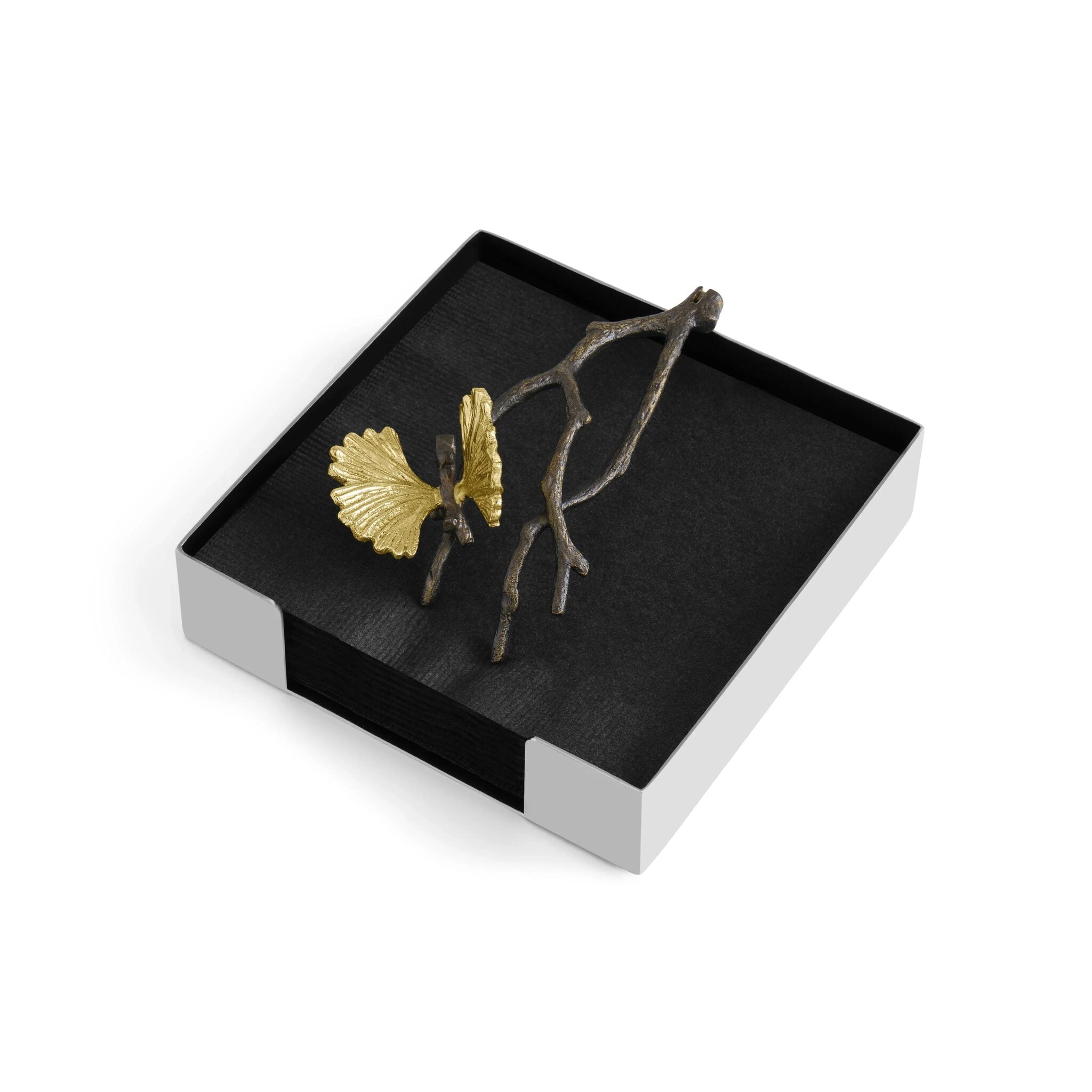 Michael Aram Butterfly Ginkgo Napkin Holder Commercial Paper Napkin Dispenser β Cocktail