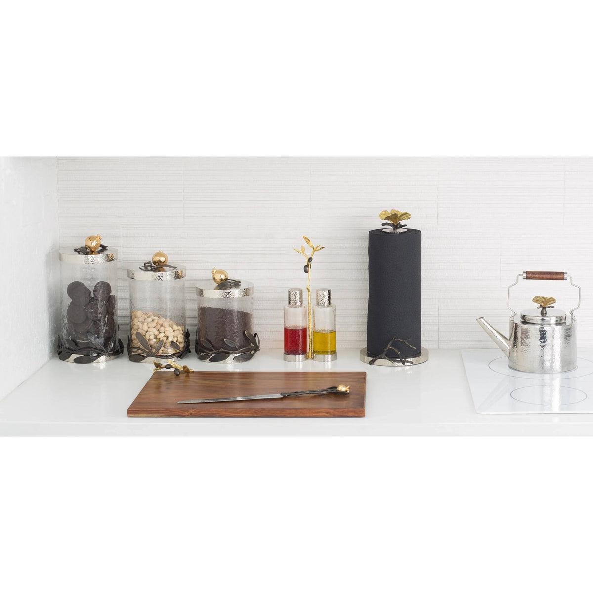 Michael Aram Butterfly Ginkgo Paper Towel Holder Commercial Paper Napkin Dispenser, alternate view