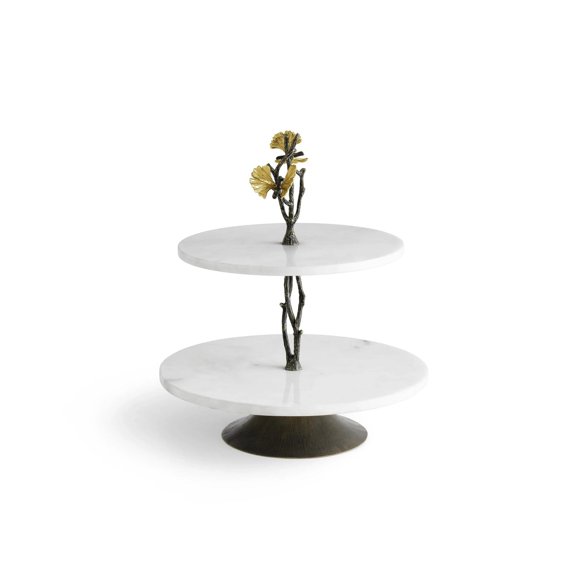 Michael Aram Butterfly Ginkgo Small Marble Etagere Cake Stand, alternate view