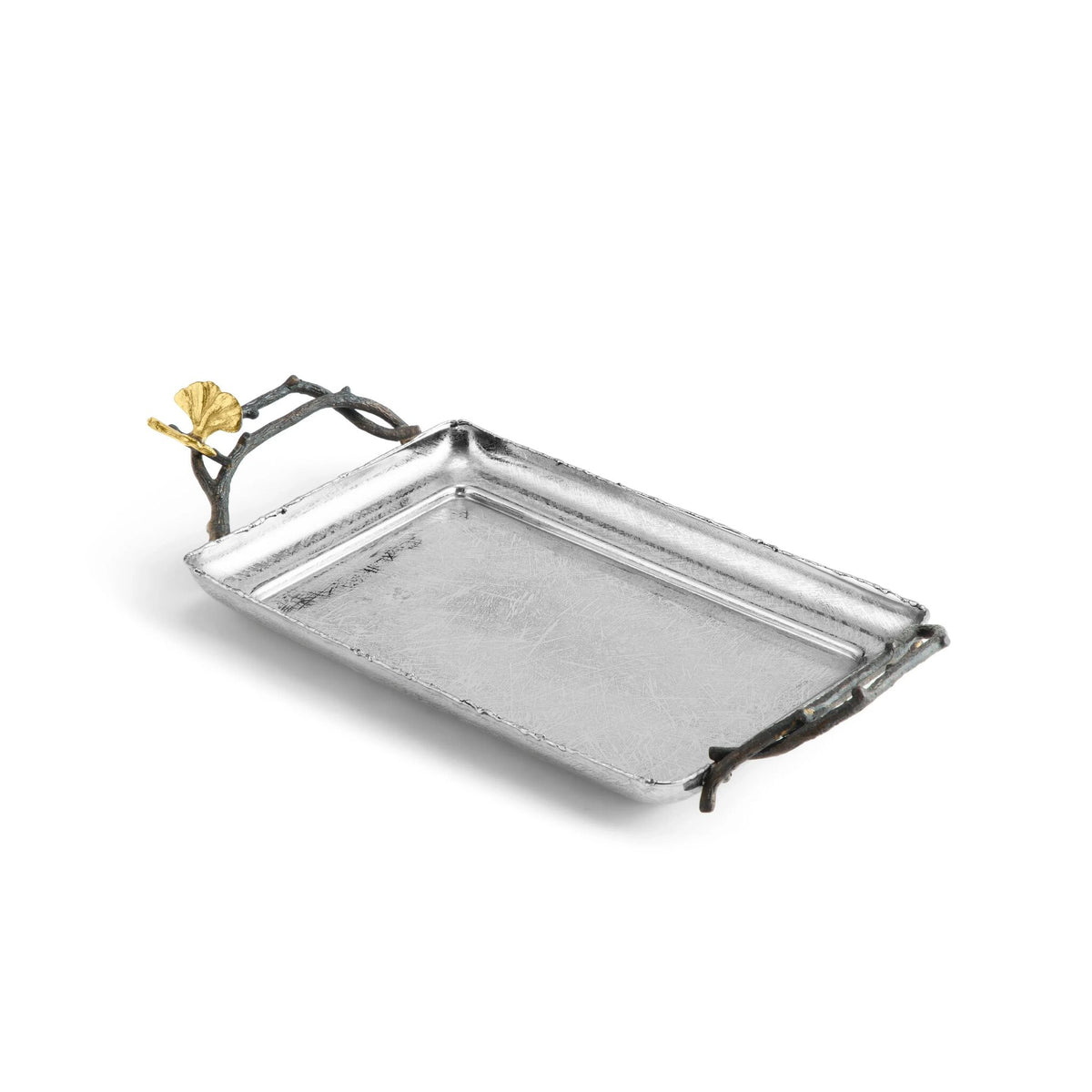 Michael Aram Butterfly Ginkgo Small Tray - Two Handle, alternate view