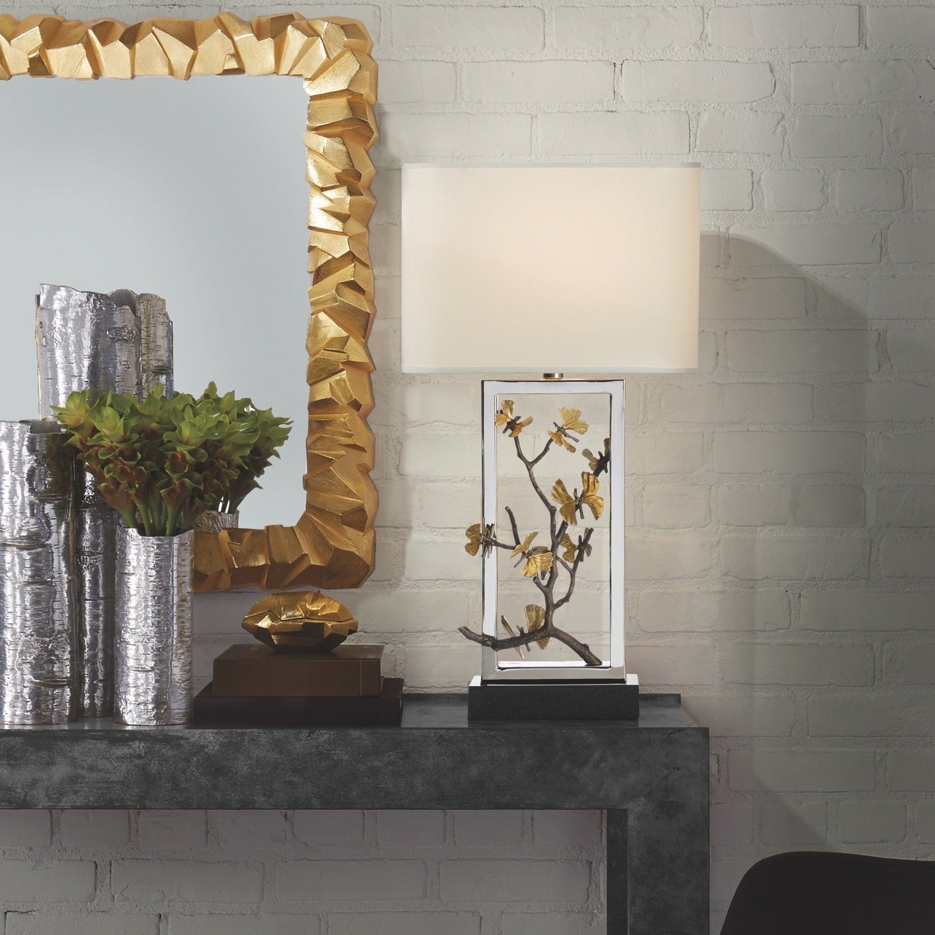 Michael Aram Butterfly Ginkgo Table Lamp — view 2