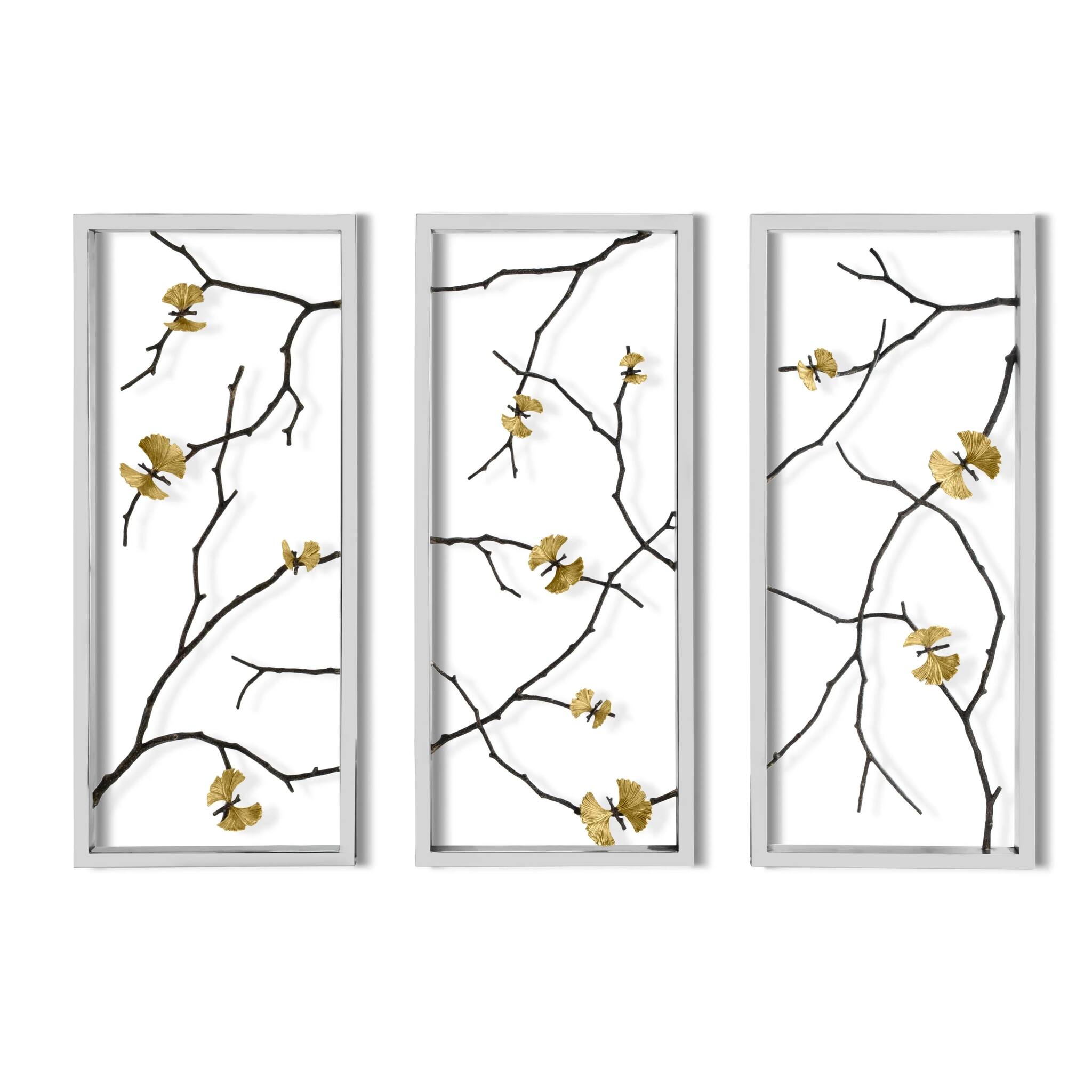 Michael Aram Butterfly Ginkgo Wall Art Panels Wall Sculpture