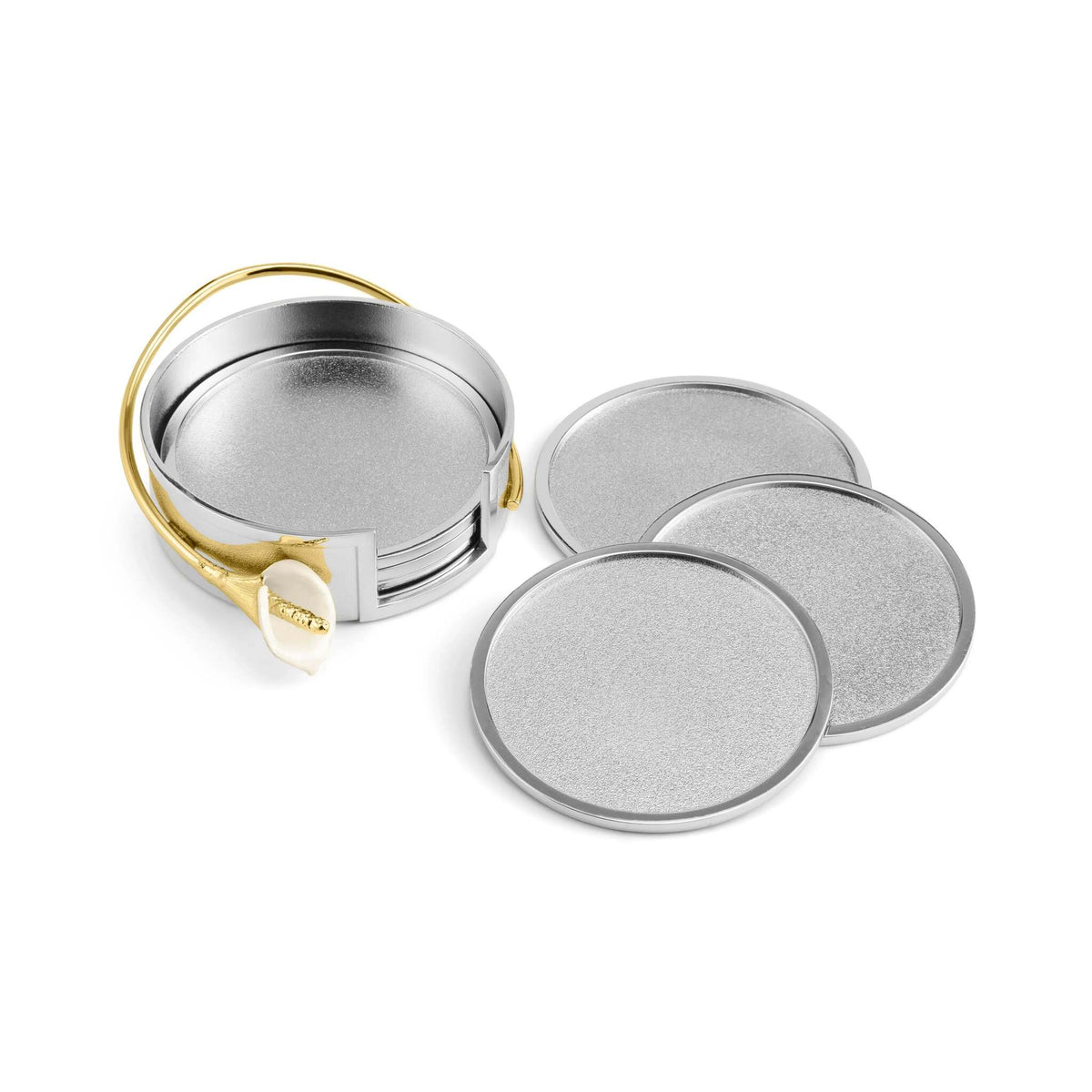 Michael Aram Calla Lily Coaster Set, alternate view