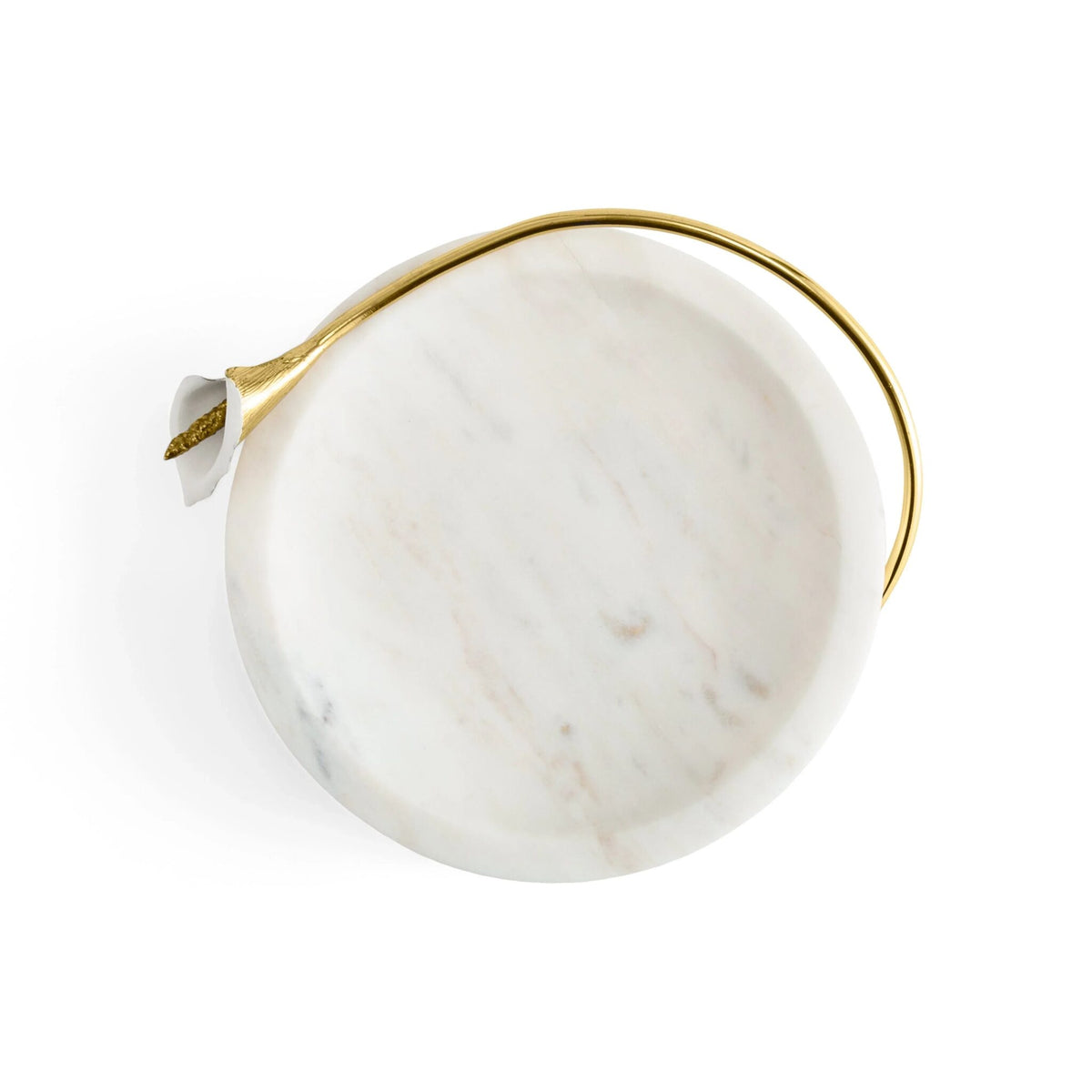 Michael Aram Calla Lily Marble Dish Decorative Tray, alternate view