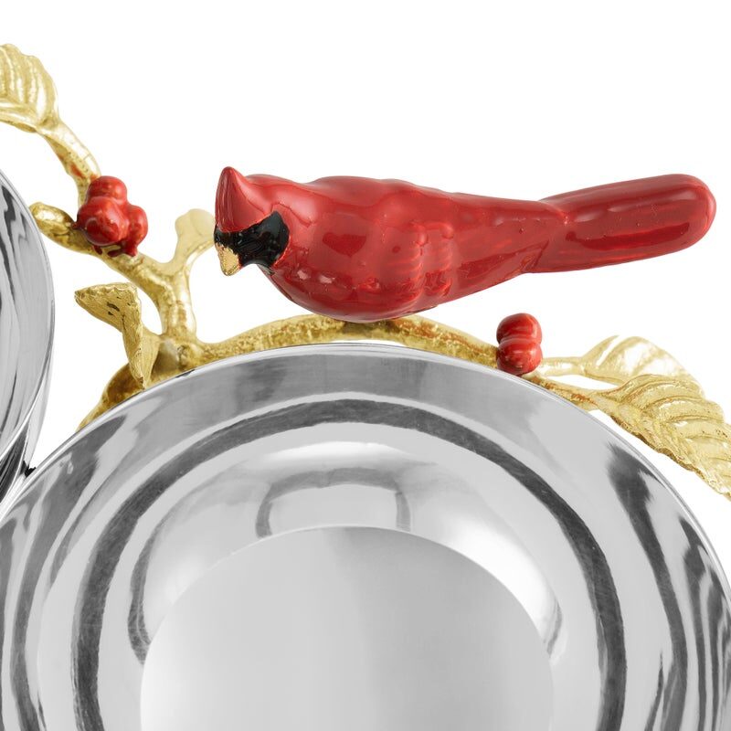 Michael Aram Cardinal Double Bowl, view 4