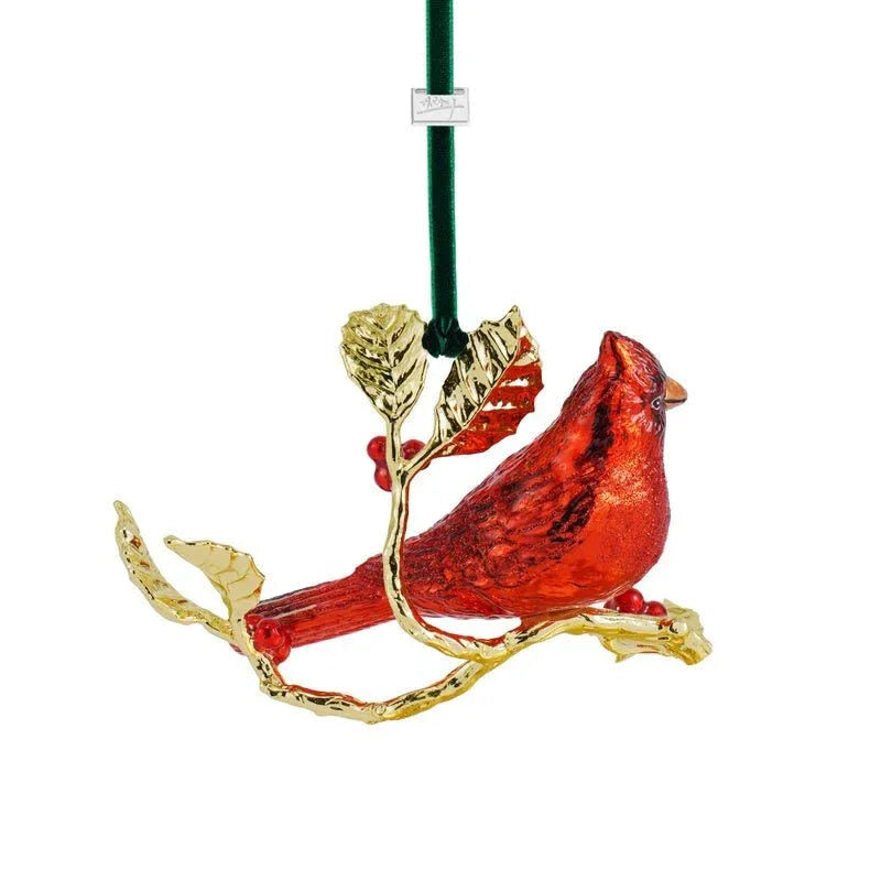 Michael Aram Cardinal Glass Ornament, view 3