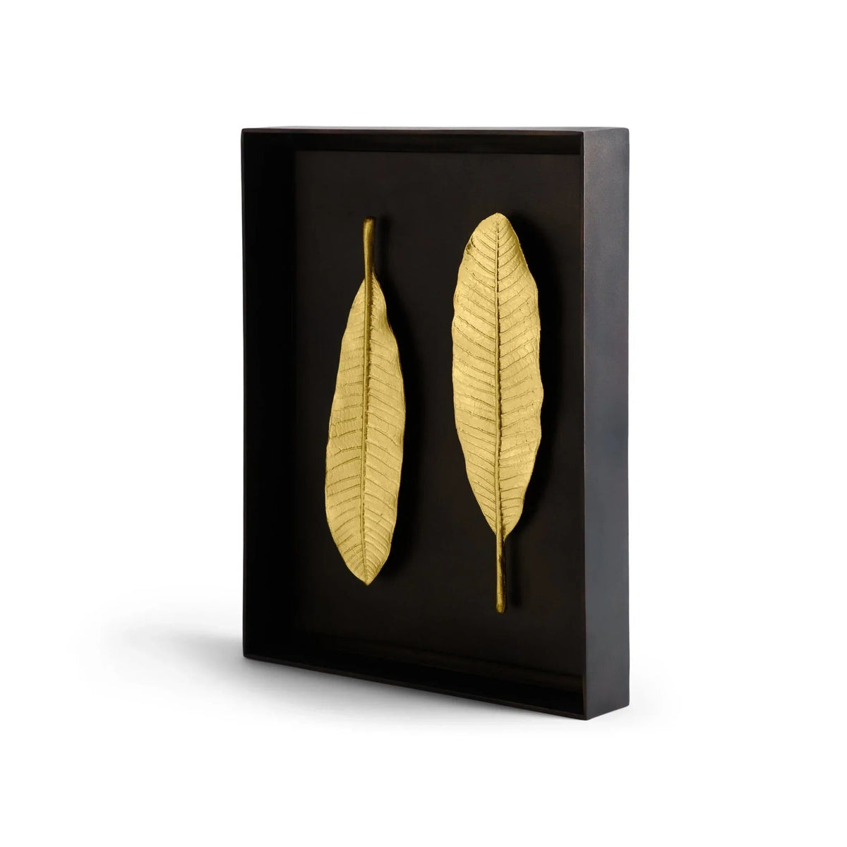 Michael Aram Champa Leaf Shadow Box Wall Sculpture, alternate view
