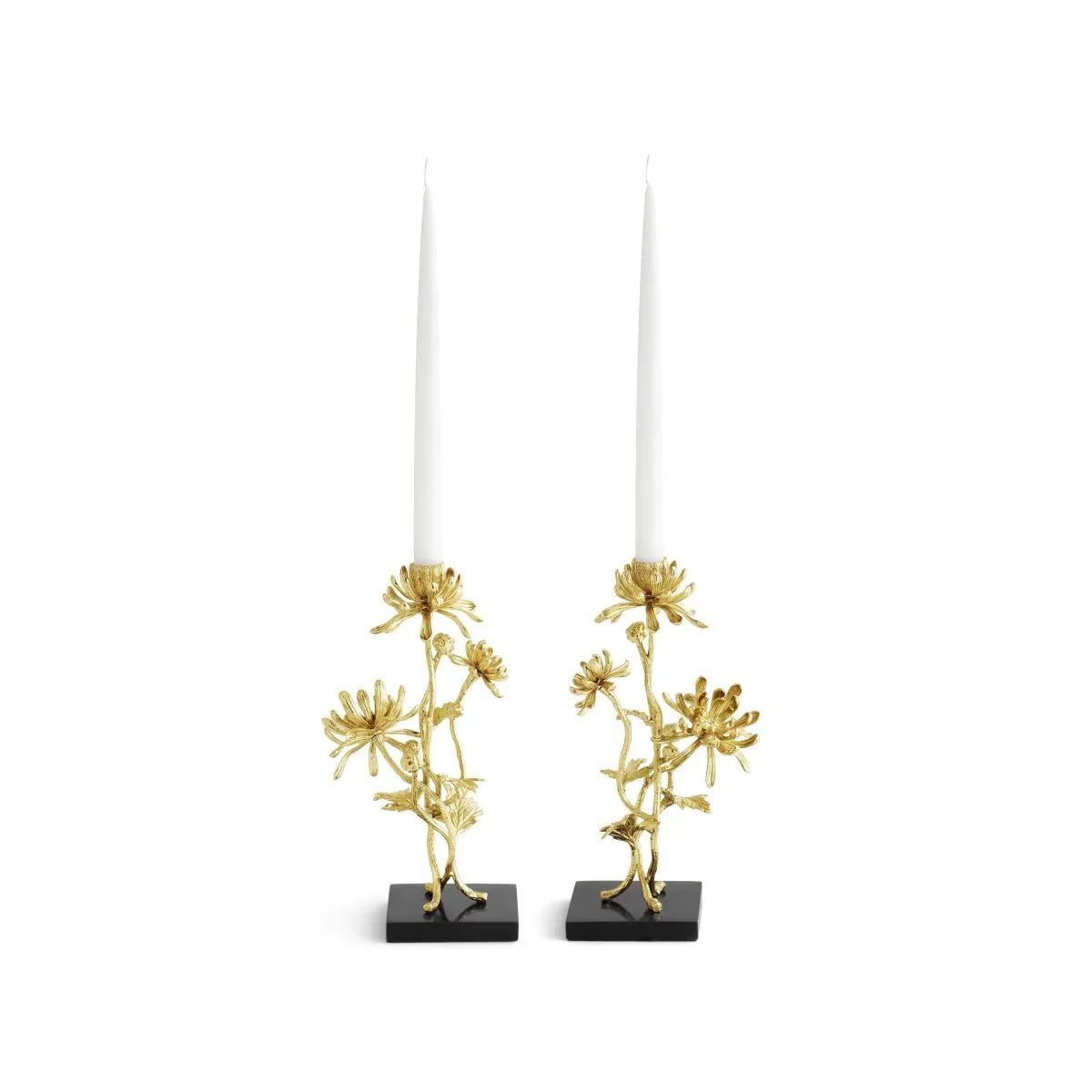 Michael Aram Dahlia Tall Candleholders S/2, alternate view