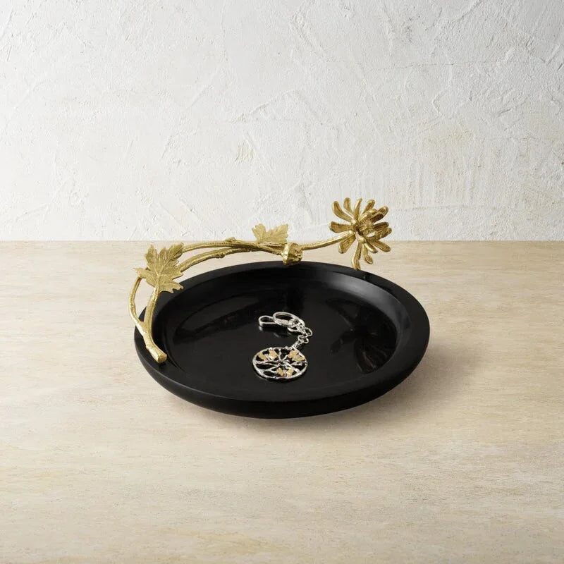 Michael Aram Dahlia Trinket Dish Decorative Tray, alternate view