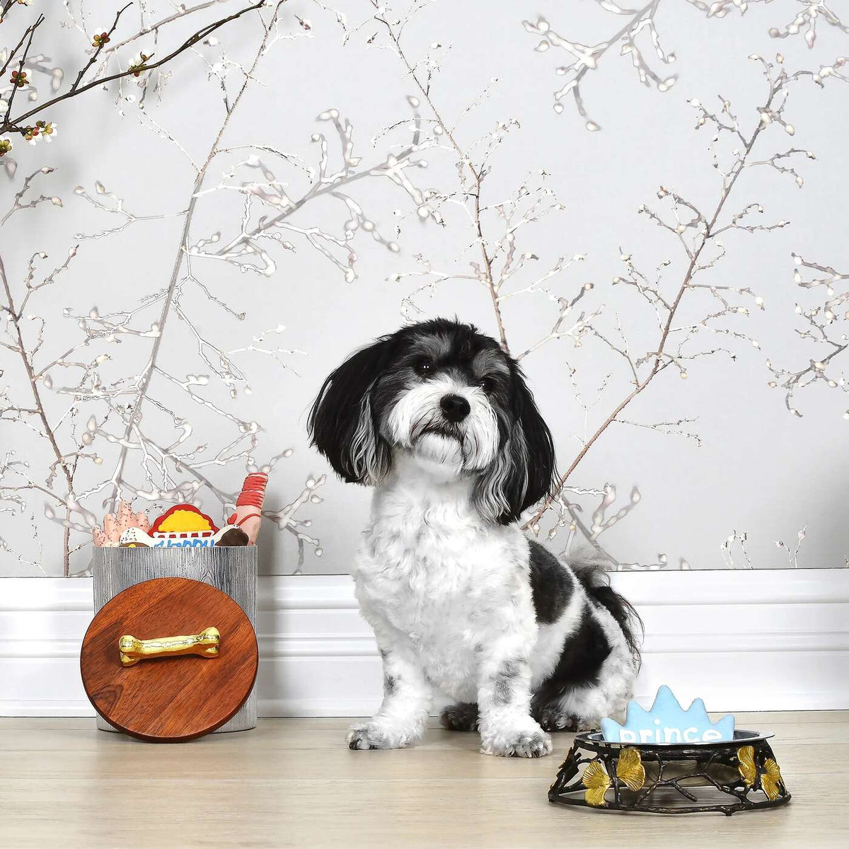 Michael Aram Dog Bone Canister Decorative Jar, alternate view
