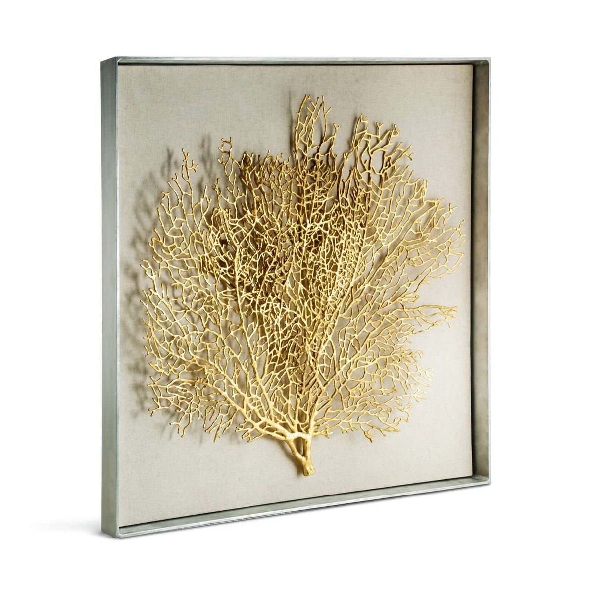 Michael Aram Fan Coral Large Fabric Shadow Box Wall Sculpture, alternate view