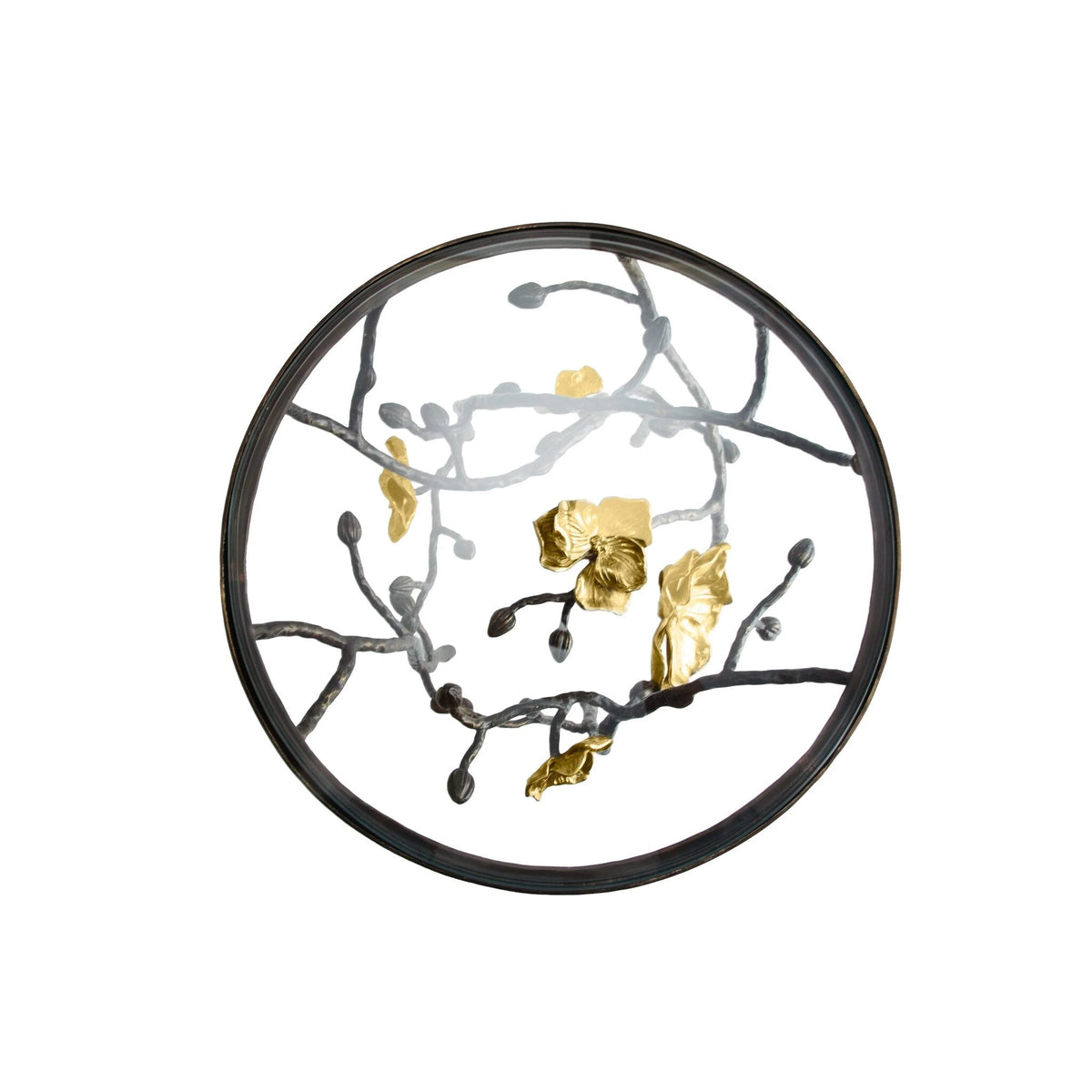 Michael Aram Gold Orchid Accent Table, lifestyle view
