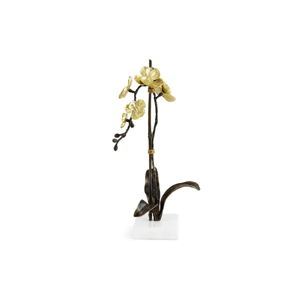 Michael Aram Gold Orchid Stem Sculpture, alternate view