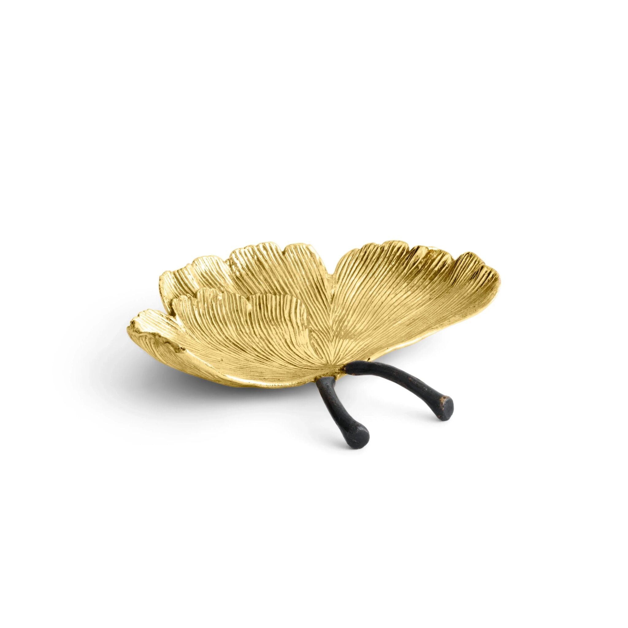 Michael Aram Golden Ginkgo Catch All Decorative Tray