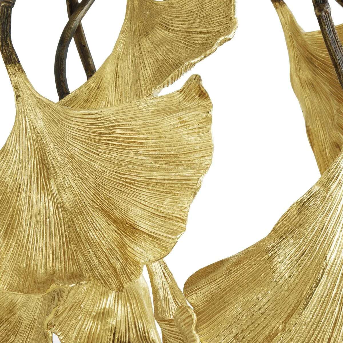 Michael Aram Golden Ginkgo Object Sculpture, alternate view