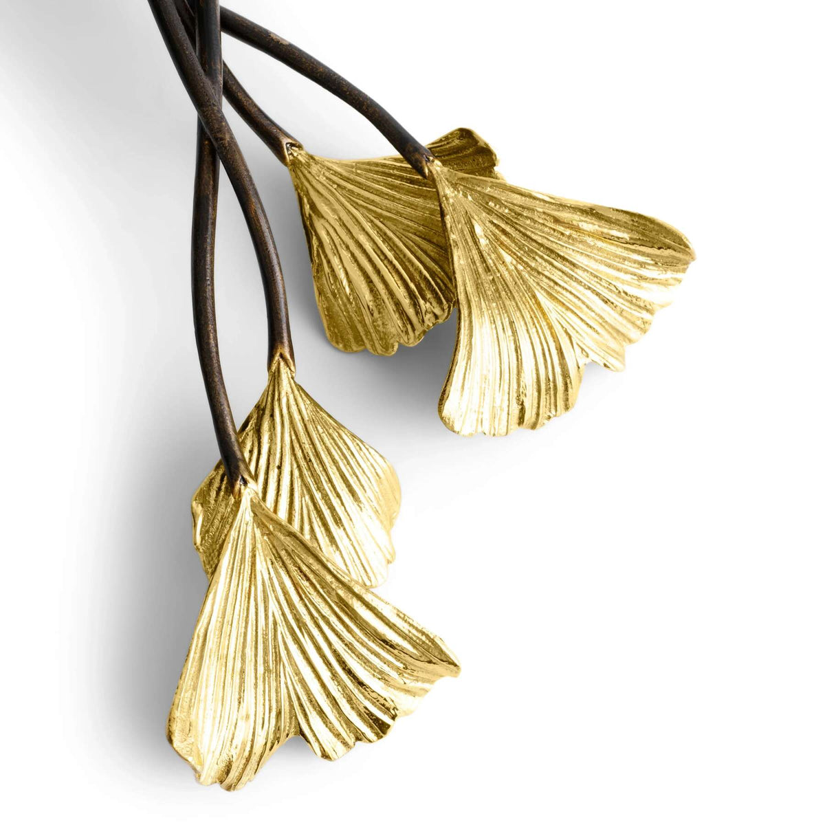 Michael Aram Golden Ginkgo Serving Set, alternate view