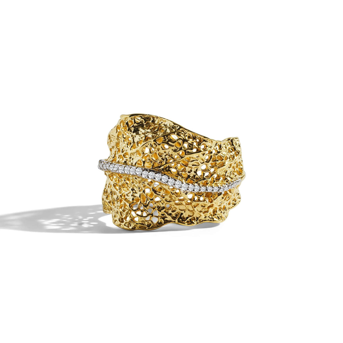 Michael Aram Gooseberry Ring with Diamonds - Gold, alternate view