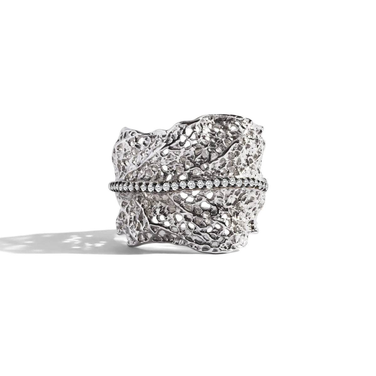 Michael Aram Gooseberry Ring with Diamonds - Silver, alternate view