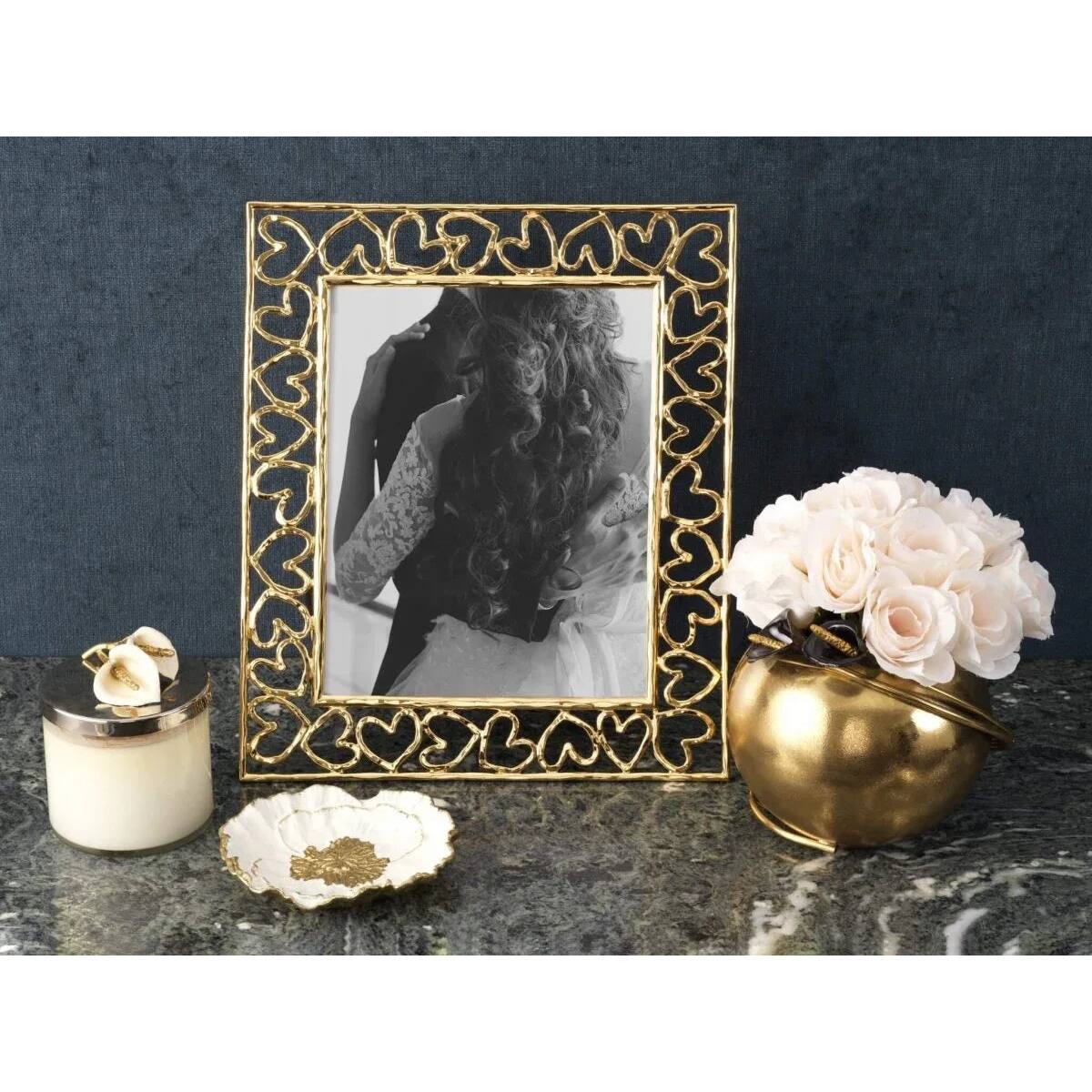 Michael Aram Heart Frame - Gold, alternate view
