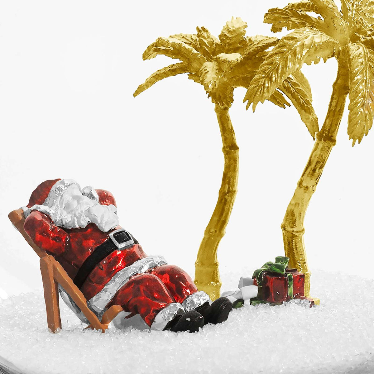 Michael Aram Island Santa Snow Globe Ornament, alternate view