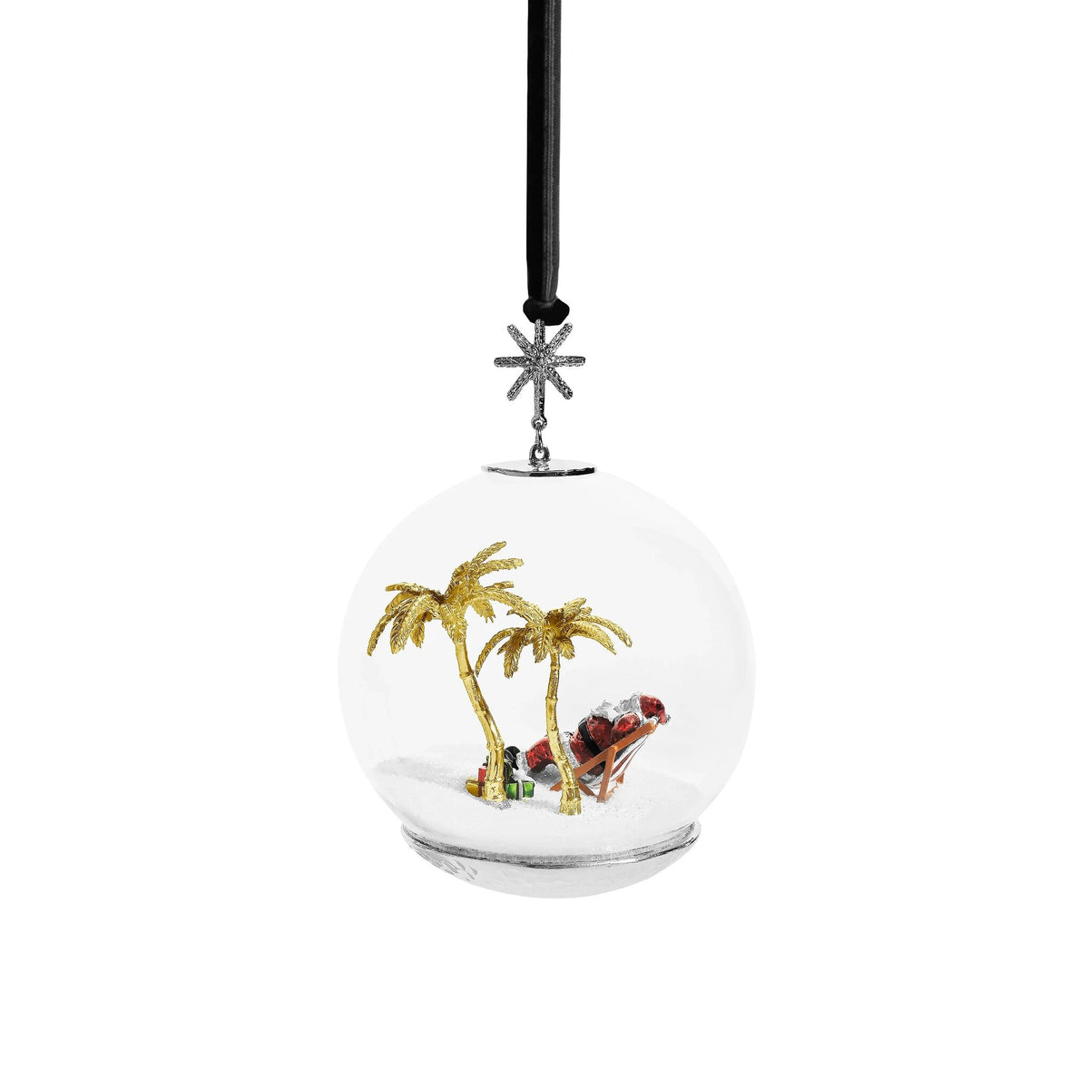 Michael Aram Island Santa Snow Globe Ornament, alternate view