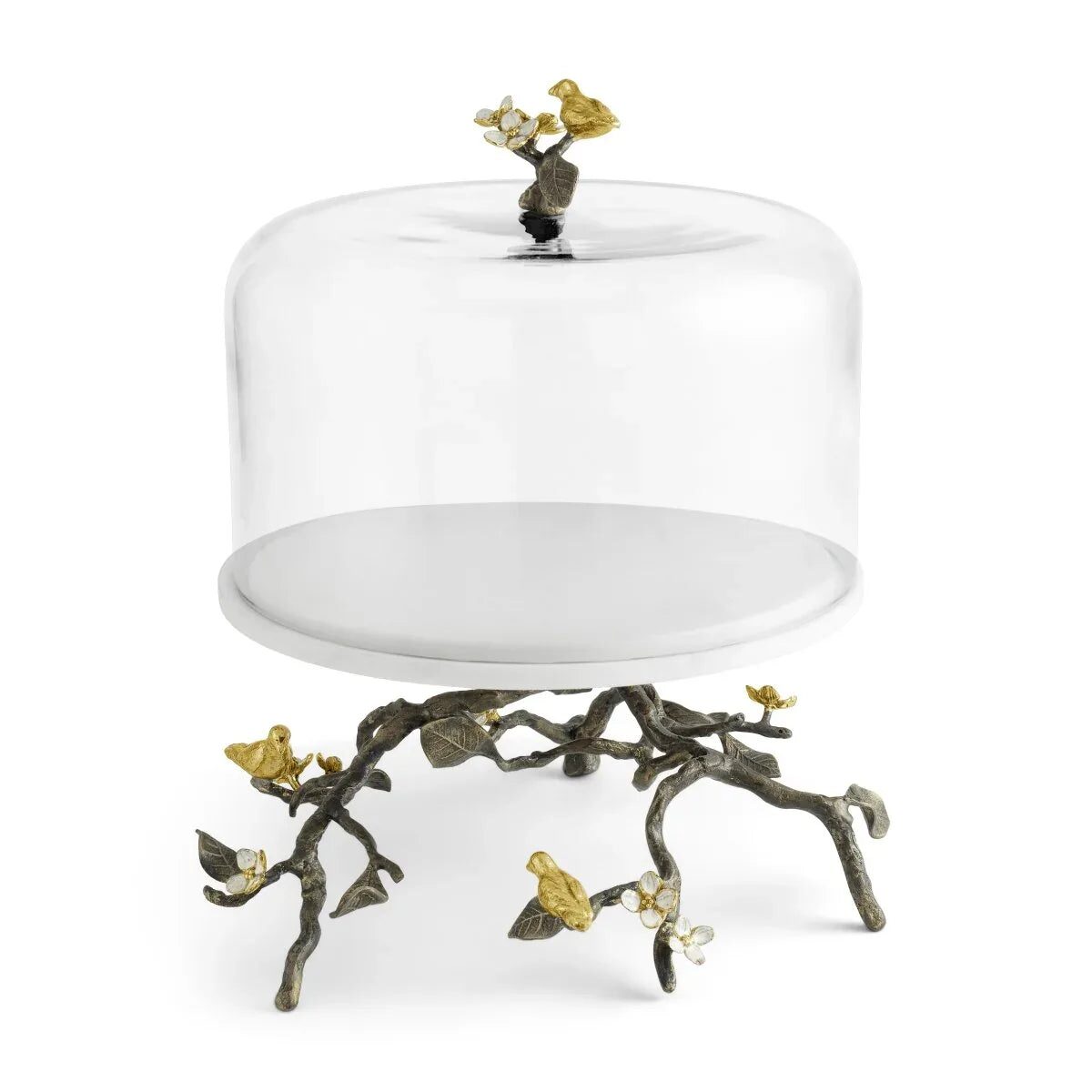 Michael Aram Lovebirds Cake Stand with Dome, alternate view