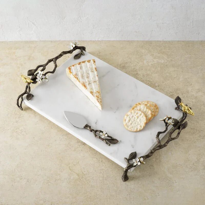 Michael Aram Lovebirds Cheese Board with Knife Cheese Plate, alternate view