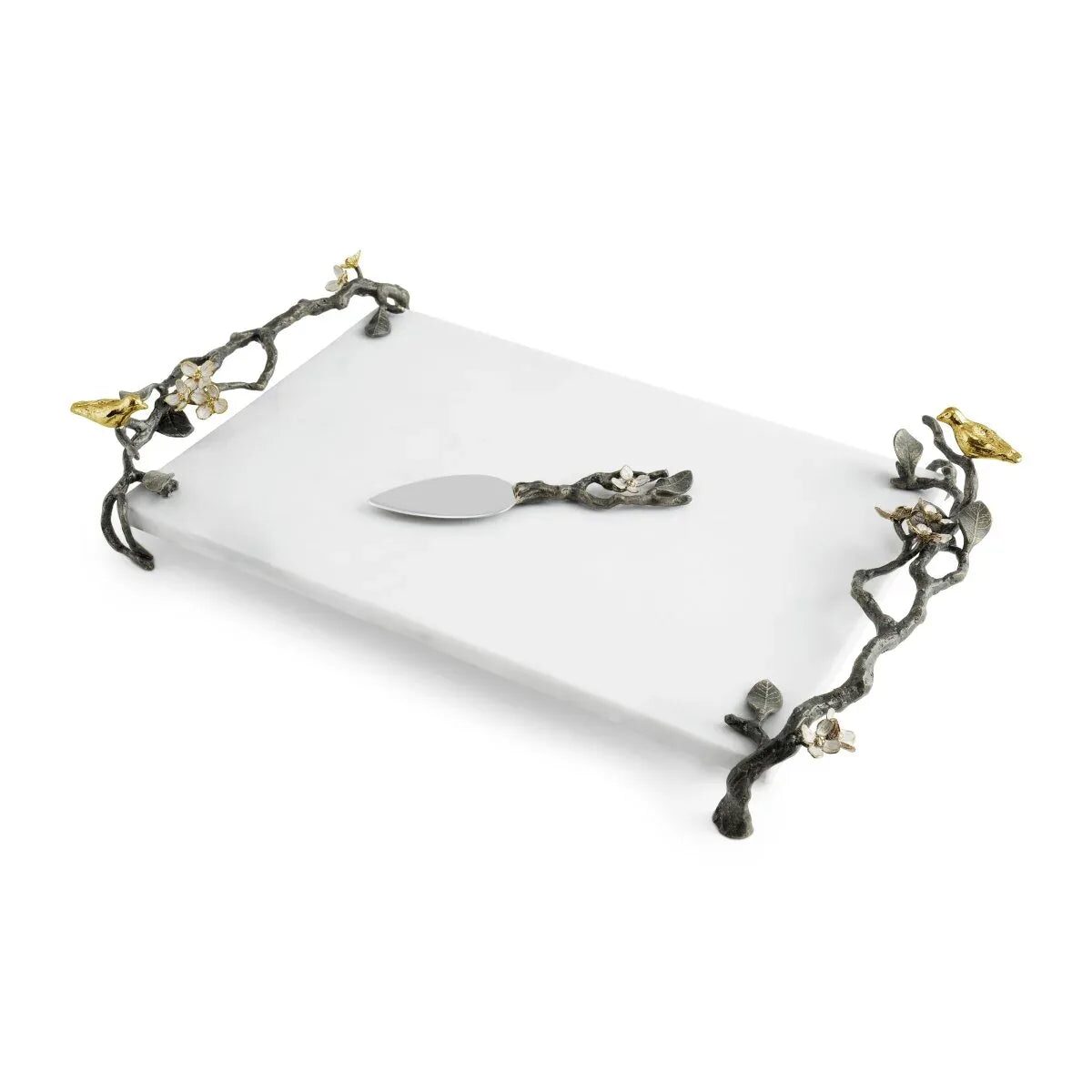 Michael Aram Lovebirds Cheese Board with Knife Cheese Plate, alternate view