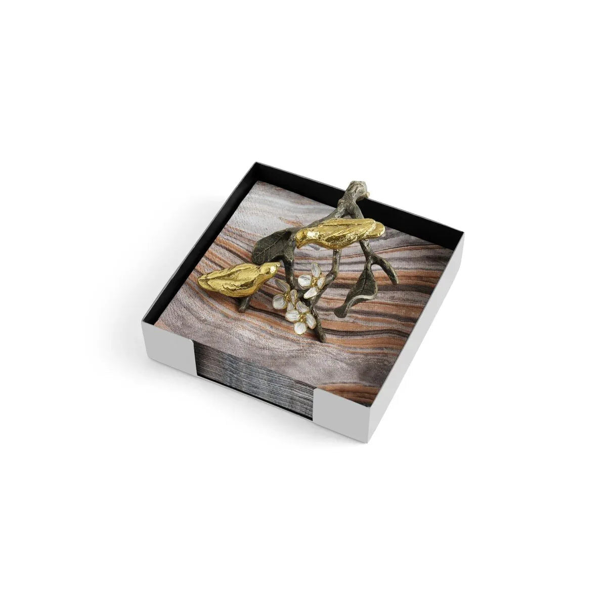 Michael Aram Lovebirds Cocktail Napkin Holder Commercial Paper Napkin Dispenser