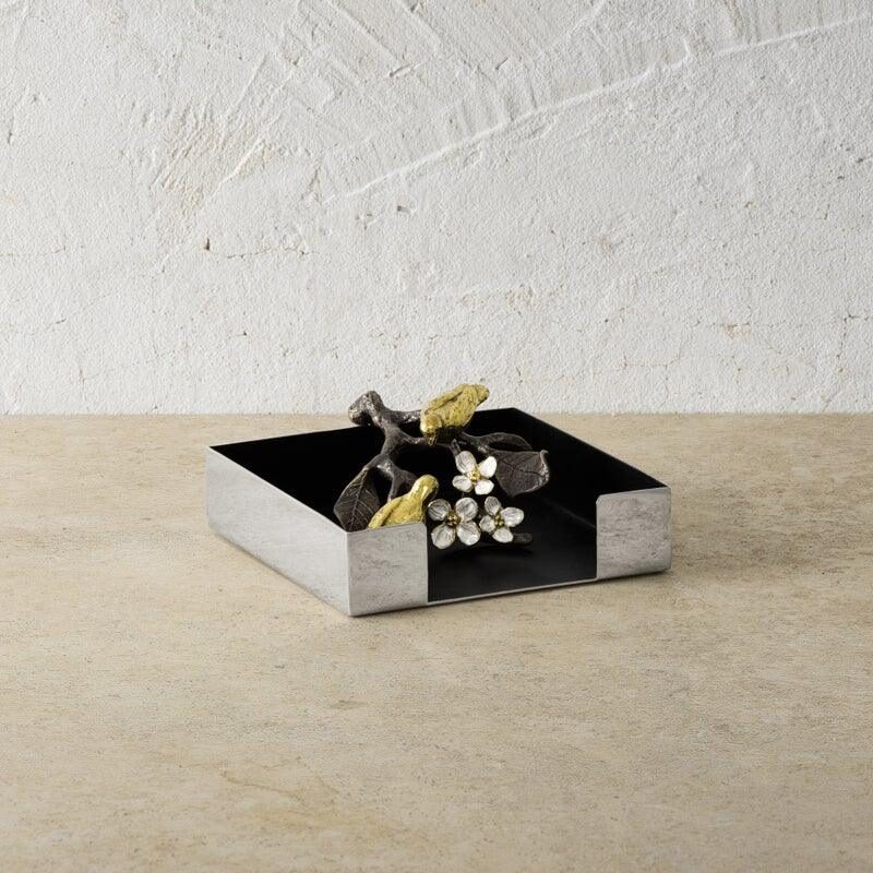 Michael Aram Lovebirds Cocktail Napkin Holder Commercial Paper Napkin Dispenser, alternate view