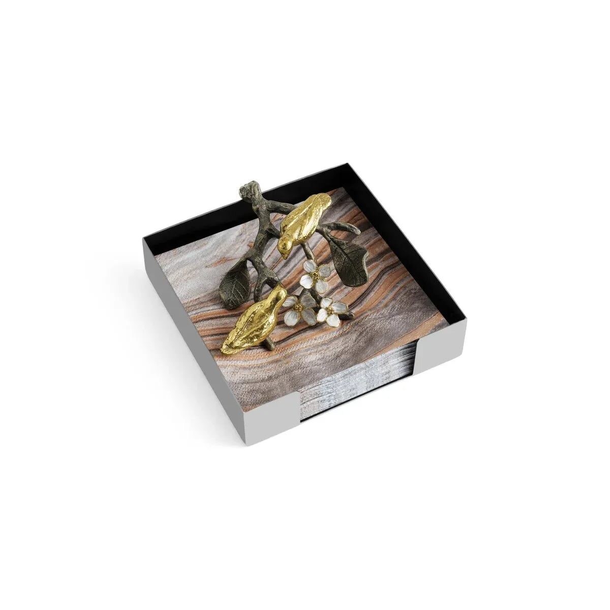 Michael Aram Lovebirds Cocktail Napkin Holder Commercial Paper Napkin Dispenser, alternate view