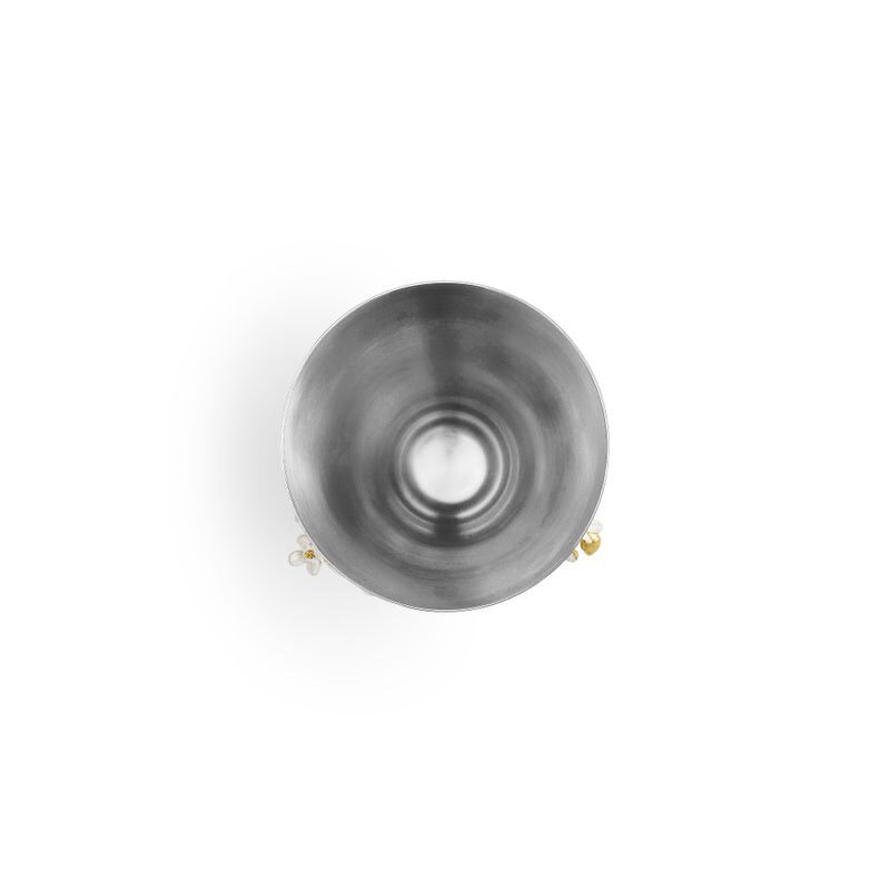 Michael Aram Lovebirds Silver & Gold Small Vase, view 5