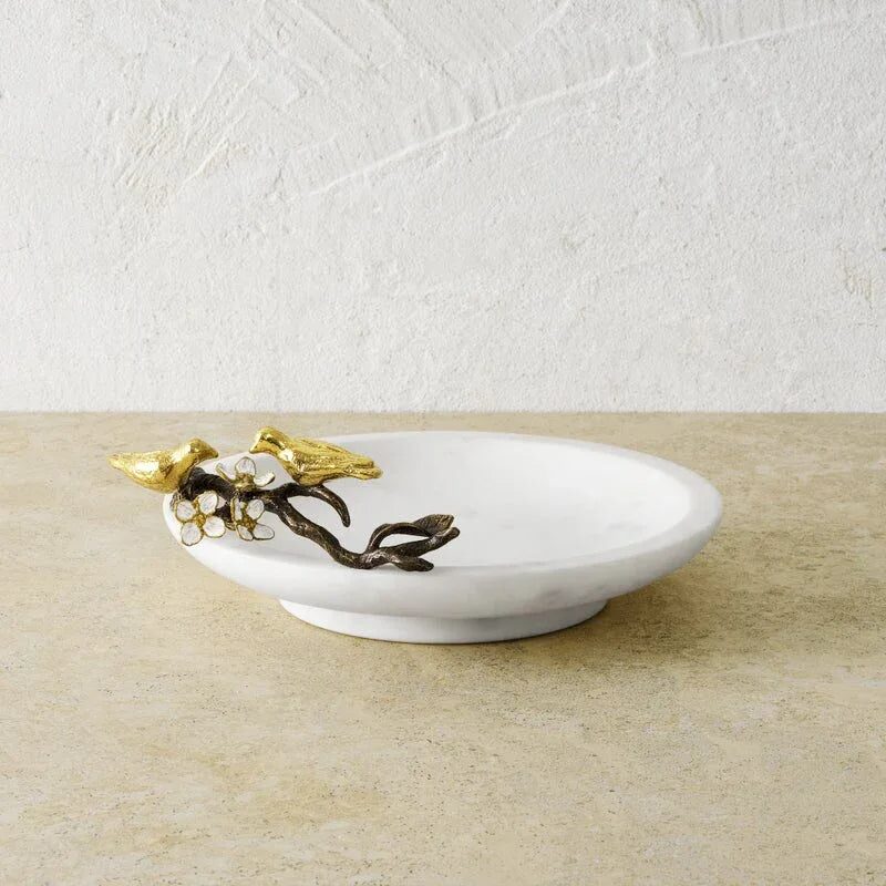 Michael Aram Lovebirds Trinket Dish Decorative Tray, alternate view