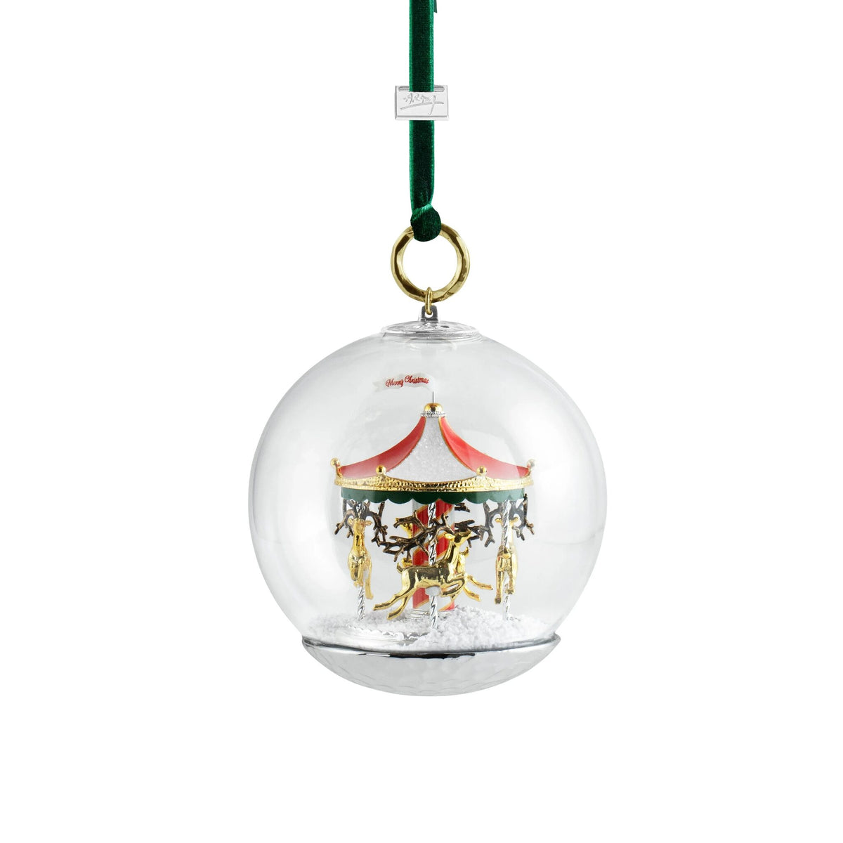 Michael Aram Merry-Go-Round Snow Globe Ornament, alternate view