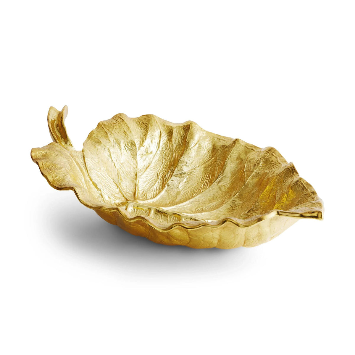 Michael Aram New Leaves Elephant Ear Large Serving Bowl, alternate view
