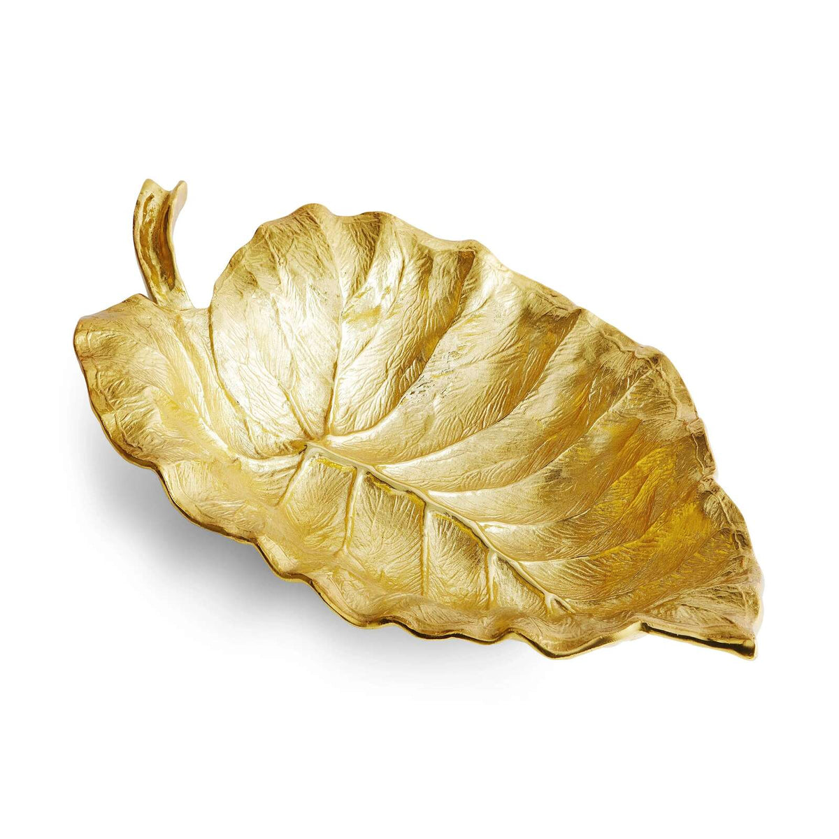 Michael Aram New Leaves Elephant Ear Large Serving Bowl, alternate view